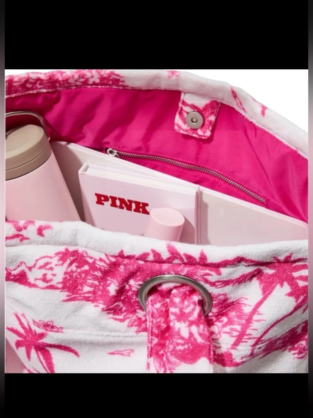 PINK Victoria's Secret Flat Bottom Tote and Beach Towel